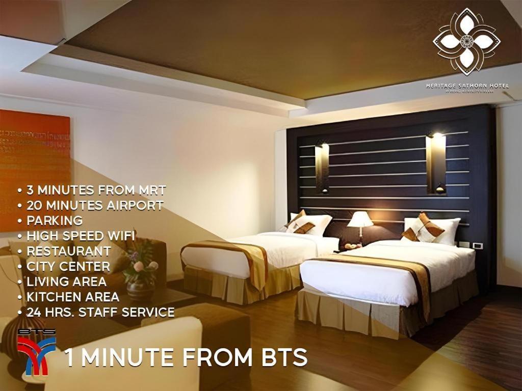 The Heritage Sathorn Suite Hotel Bangkok Kültér fotó