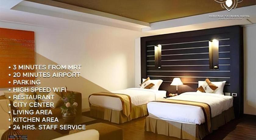 The Heritage Sathorn Suite Hotel Bangkok Kültér fotó
